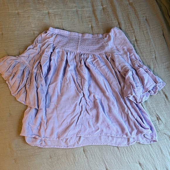 Ana purplee peasant top - Picture 3 of 3